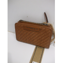 Porte monnaie en cuir marron "the bagging co"