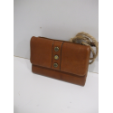 Porte monnaie en cuir camel "the bagging co"