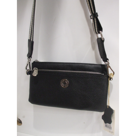 Sac en cuir noir"Mia & joy"