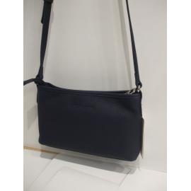 Petit sac en cuir marine "Arthur et Aston"