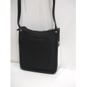 Petit sac en cuir noir"Arthur et Aston"