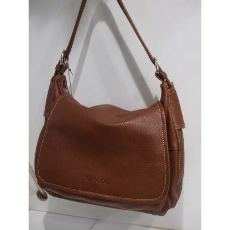 Sac en cuir marron "Mocca"