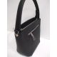 Sac en cuir noir "Arthur et Aston"