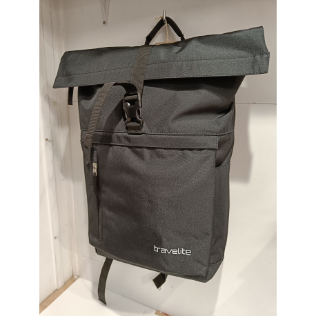 Sac a dos en toile verte finition gris "Travelite"