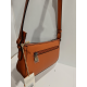 Sac porté main en cuir orange "Francinel "