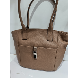 Sac porté épaule en cuir noir "Francinel "