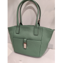 Sac porté épaule en cuir vert "Francinel "