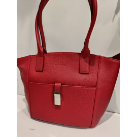 Sac porté épaule en cuir beige "Francinel "