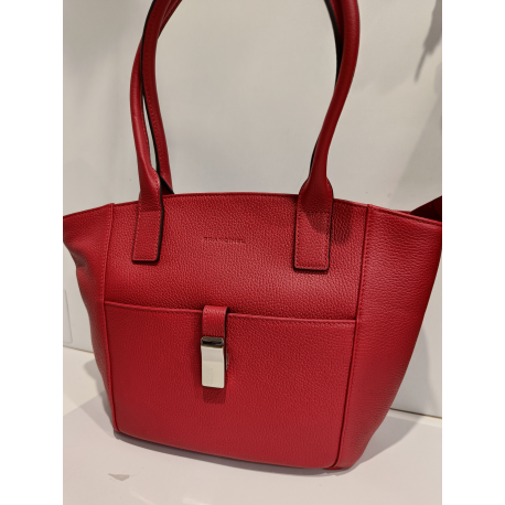 Sac porté épaule en cuir beige "Francinel "