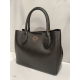Sac porté épaule en cuir noir "Francinel "