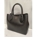 Sac porté épaule en cuir noir "Francinel "