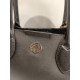 Sac porté épaule en cuir noir "Francinel "