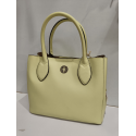 Sac porté épaule en cuir jaune "Francinel "