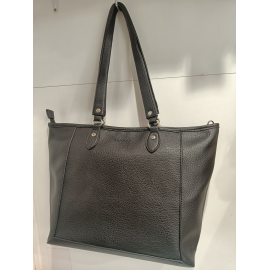 Sac en synthétique noir"Mocca"