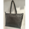 Sac en synthétique noir"Mocca"