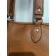 Sac en synthétique marron "Mocca"