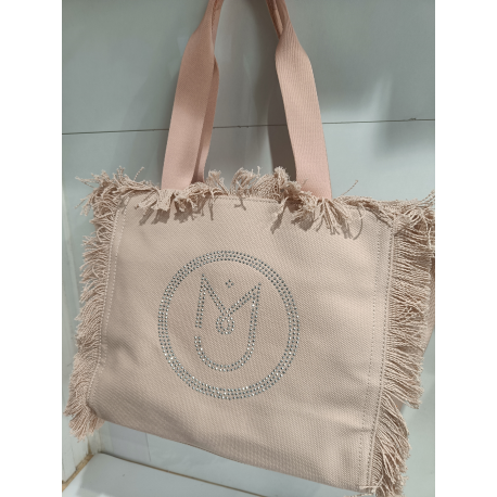 Sac en toile bleu jeans "Mia et Joy"