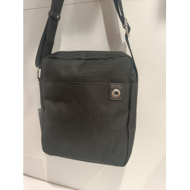 Sacoche en toile souple noir"Arthur&Aston"