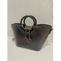 Sac en synthétique noir"Mia Joy"