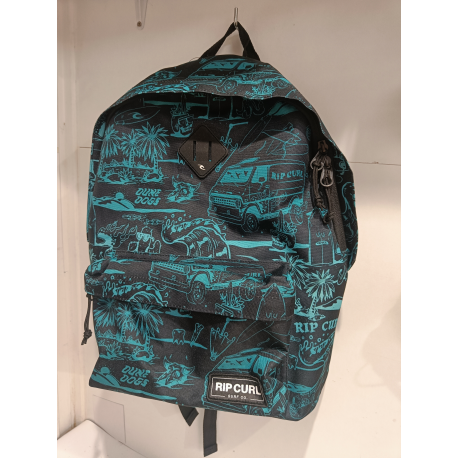 Sac a dos simple bleu et noir  "Rip Curl"
