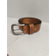 Ceinture en cuir  camel"J.L.Foures"