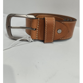 Ceinture en cuir  camel"J.L.Foures"