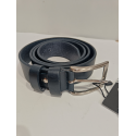 Ceinture en cuir marine "Manna"