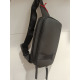 Sac banane en toile  grise "David William"