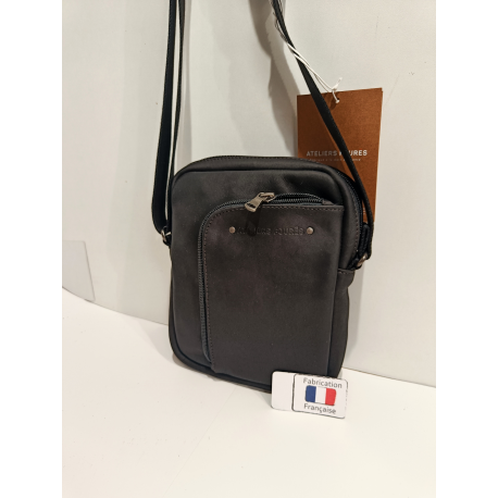 Ceinture en cuir marron"J.L.Foures"