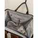 Sac a dos en toile marine "Platinium"