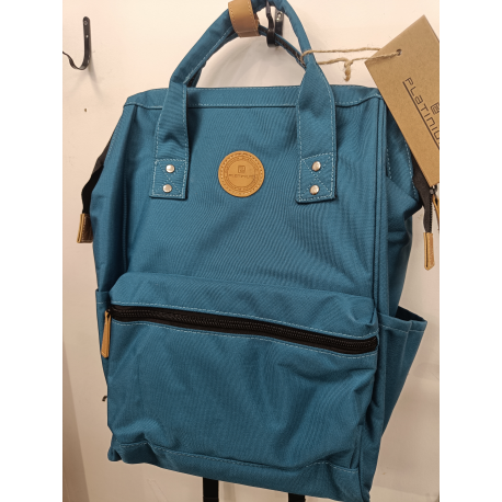 Sac a dos en toile vert "Platinium"