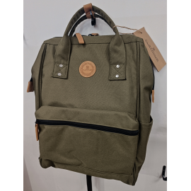 Sac a dos en toile gris "Platinium"