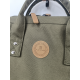 Sac a dos en toile gris "Platinium"