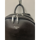 Petit sac a dos en synthétique et toile noir "David Jones"