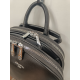 Petit sac a dos en synthétique et toile noir "David Jones"