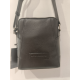 Petite sacoche plat en cuir marron" Arthur et Aston"