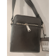 Petite sacoche plat en cuir marron" Arthur et Aston"