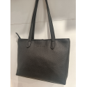 Sac en cuir noir "Arthur et Aston"