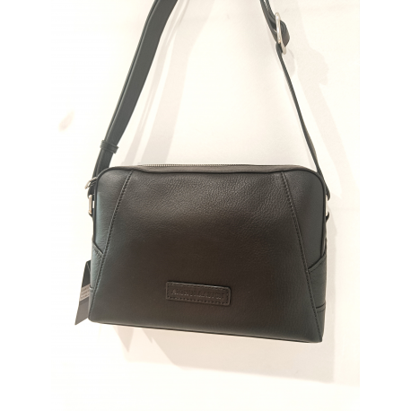 Sacoche en cuir  noir" Arthur et Aston"