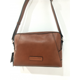 Sacoche en cuir marron" Arthur et Aston"