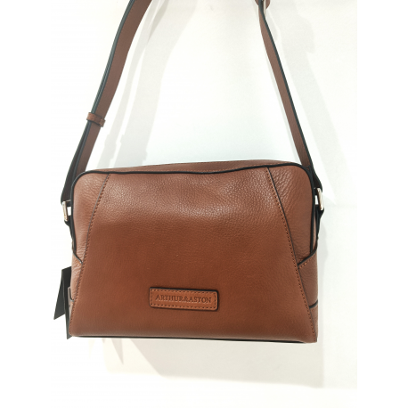 Sacoche en cuir  noir" Arthur et Aston"