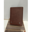  Petit portefeuille en cuir marron "Jean Louis Foures"