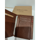 Petit portefeuille en cuir noir "Arthur&Aston"