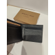 Petit portefeuille en cuir noir "Arthur&Aston"