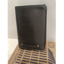  Petit portefeuille en cuir noir "Jean Louis Foures"