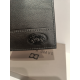 Portefeuille en cuir noir"Francinel"