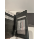 Petit portefeuille en cuir noir "Francinel"