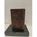 Petit portefeuille en cuir marron "Francinel"