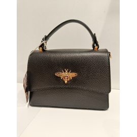 Sac en cuir noir "Modarno"