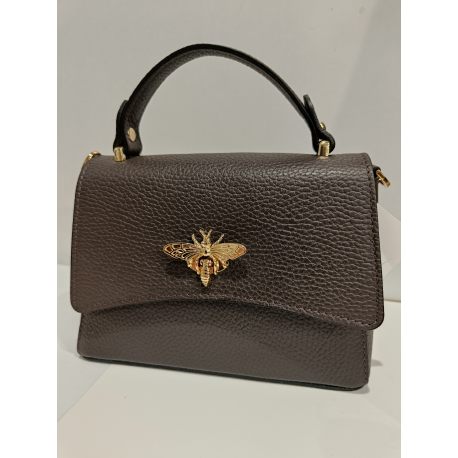 Sac en cuir noir "Modarno"